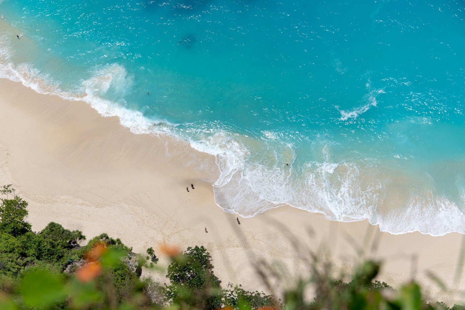 The coastline of Bali