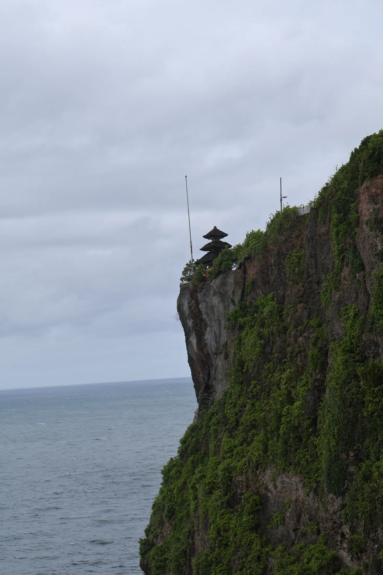 Uluwatu’s limestone cliffs above the Indian Ocean